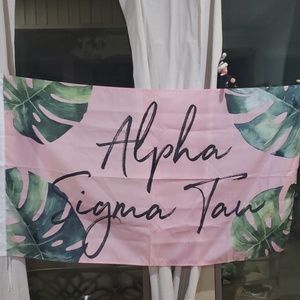 AST Flag Tropical Pink Palm